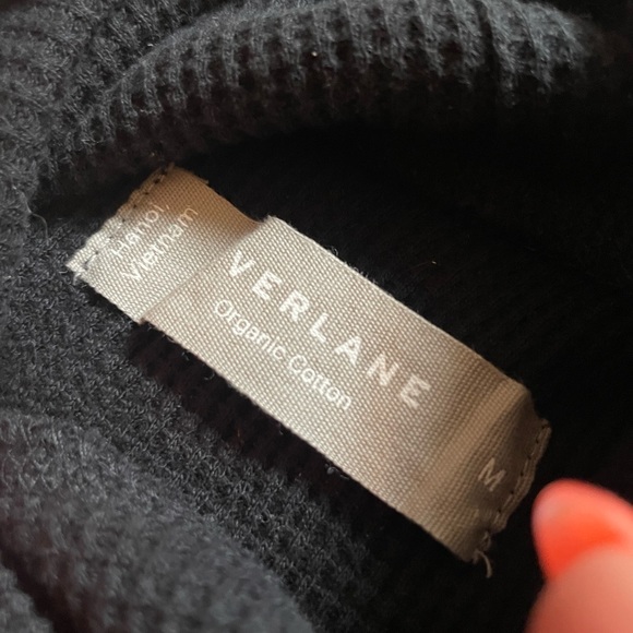 Everlane Waffle Long John Sweater Medium - Picture 7 of 8
